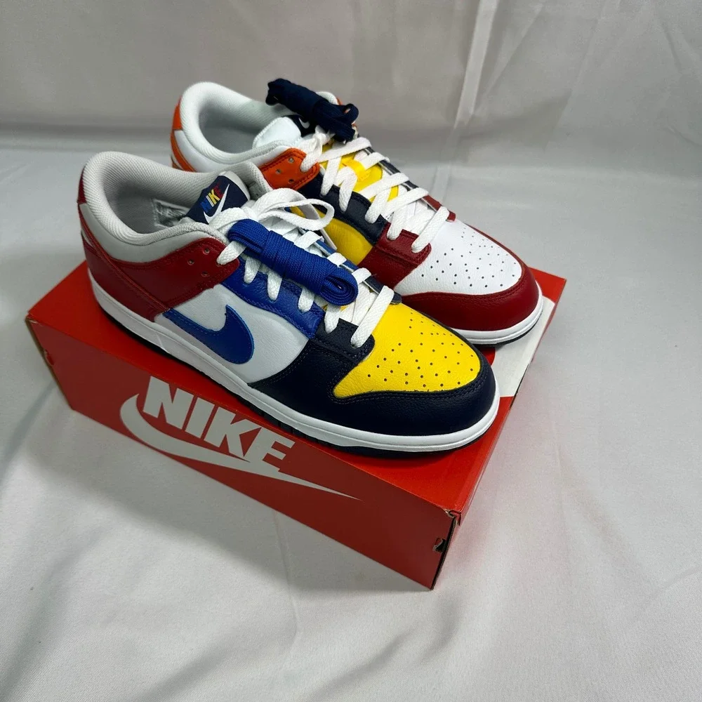 Nike Dunk Low JP QS What The CO.JP Mens 11.5 Midnight Navy Varsity‎ Maize IB2051